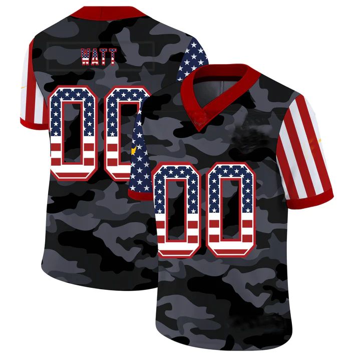 Custom NY.Giants Team 32 and Number and Name 2020 Camo Salute to Service Limited Jersey Stitched American Football Jerseys