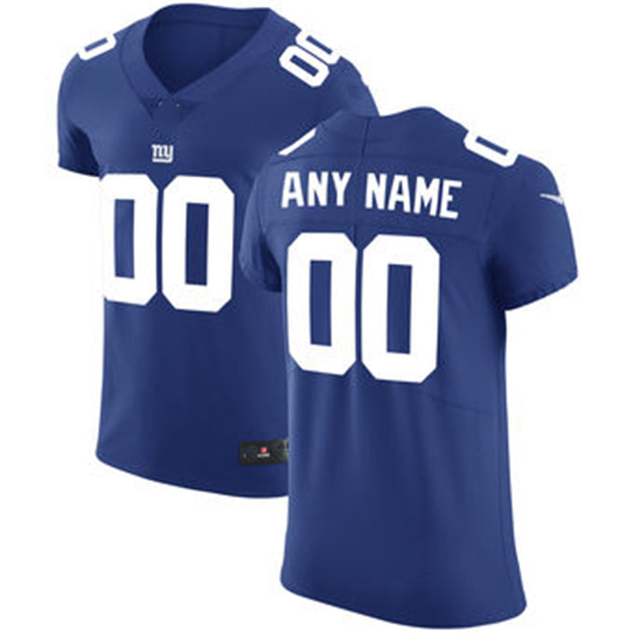 Custom NY.Giants Royal Vapor Untouchable Custom Elite Jersey Stitched American Football Jerseys
