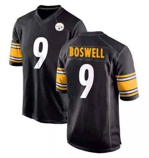 P.Steelers #9 Chris Boswell Black Football Jerseys Men Women Youth Sport Jerseys