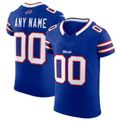 Custom B.Bills Royal Scarlet Vapor F.U.S.E. Elite  Jersey Stitched American Football Jerseys