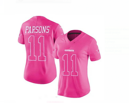 D.Cowboys #11 Micah Parsons pink Alternate Game Jersey Stitched American Football Jerseys