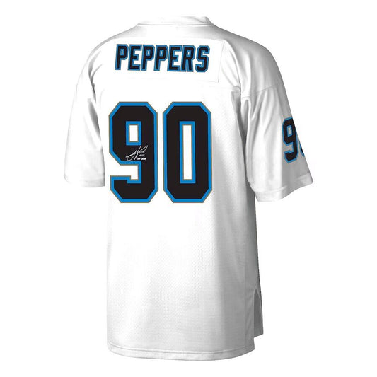 C.Panthers #90 Julius Peppers Mitchell & Ness 2024 Hall of Fame Fashion Jersey ¨C White Stitched American Football Jerseys