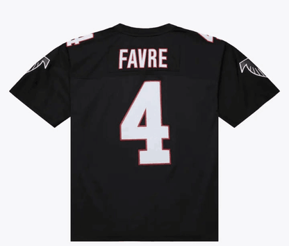 A.Falcons #4 Brett Favre Mitchell & Ness Black 1991 Legacy Player Stitched American Football Jerseys
