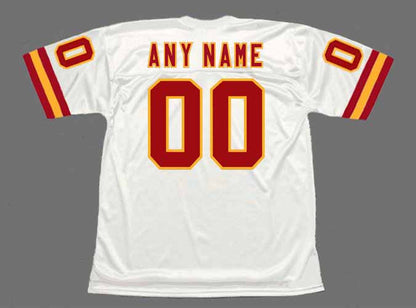 Custom KC.Chiefs Mitchell & Ness Throwback Collection White Stitched American Football Jerseys